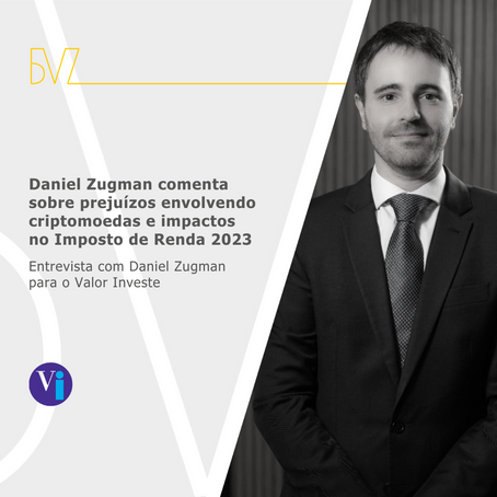 Daniel Zugman: criptomoedas e Imposto de Renda 2023